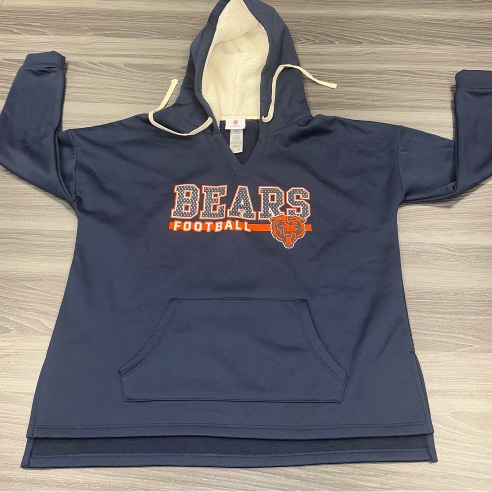 NFL Chicago Bears Teens Apparel Sweatshirt Fleece Hoodie Teen Girl’s XL 15/17